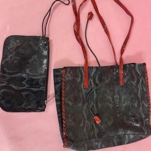 Vintage 1980 CECCONI leather bag